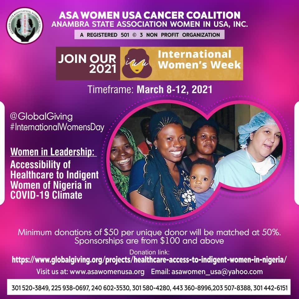 Global Giving’s International Women’s Week Project Appeal